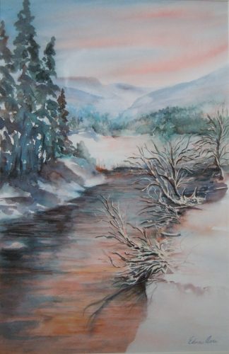 Morning-Blush - watercolor