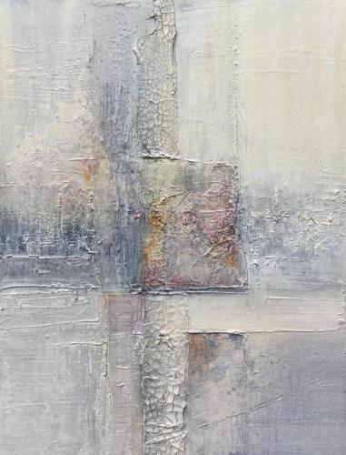 Blush - acrylic/mixed media