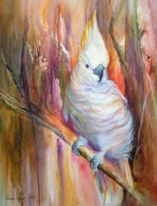 Can You See I Am Happy - watercolor