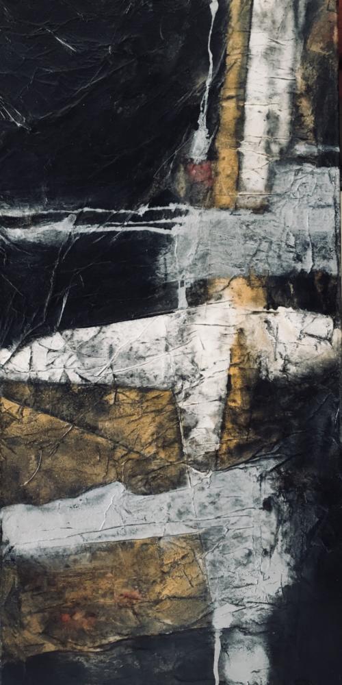 Configuration - acrylic/mixed media