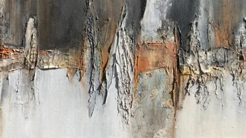 Separated - acrylic/mixed media