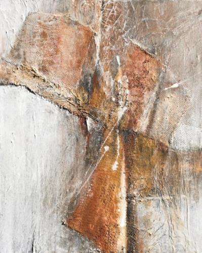 Ice Dancing - acrylic/mixed media