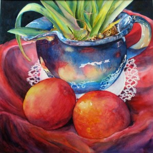 Ida's Lace #2 - watercolor