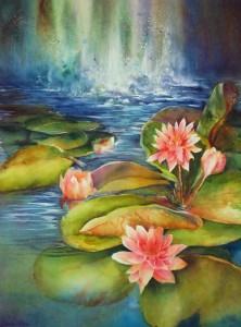 Waterlilies - watercolor